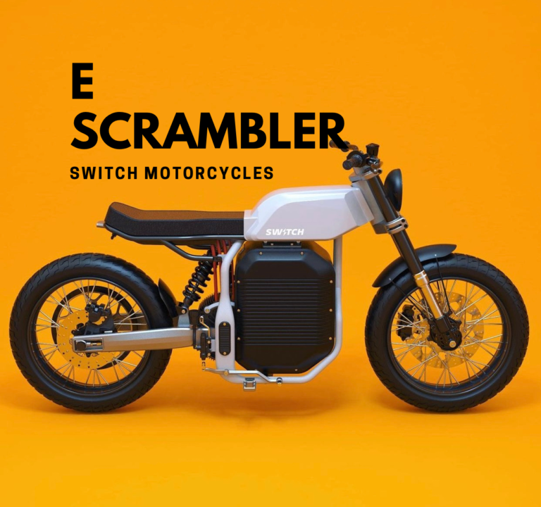 Futuristic Electric Scrambler by Switch Motorcycles