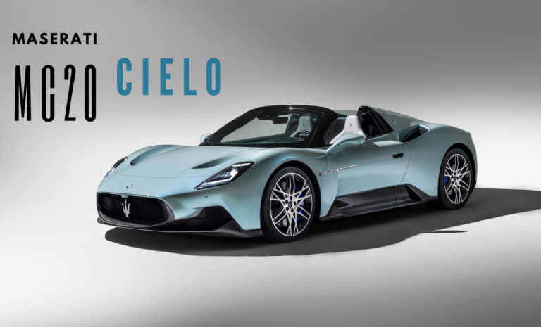 New Maserati MC20 Cielo: The Spyder Made in Italy 