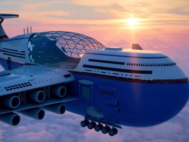 Nuclear Powered Flying Hotel That Never Touches Down - Autozcraze