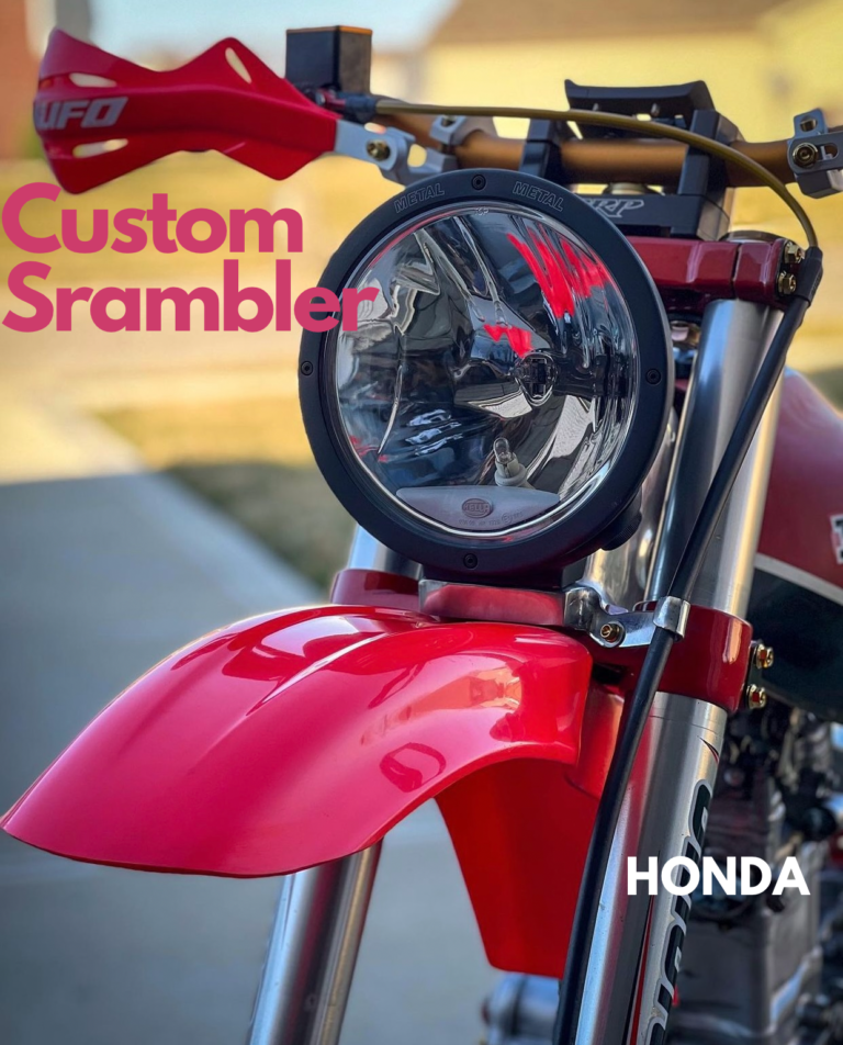 Custom Honda 680R Scrambler 