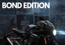 The Speed Triple 1200 RR Bond Edition